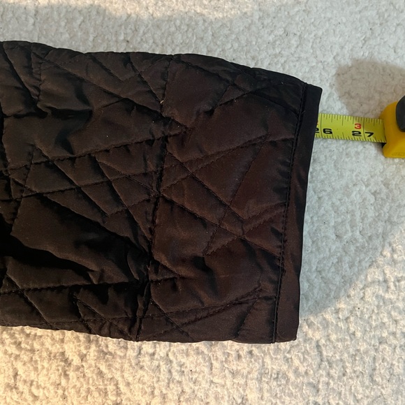 Vintage Black And White Quilted Women's Reversible Coat - Picture 12 of 16